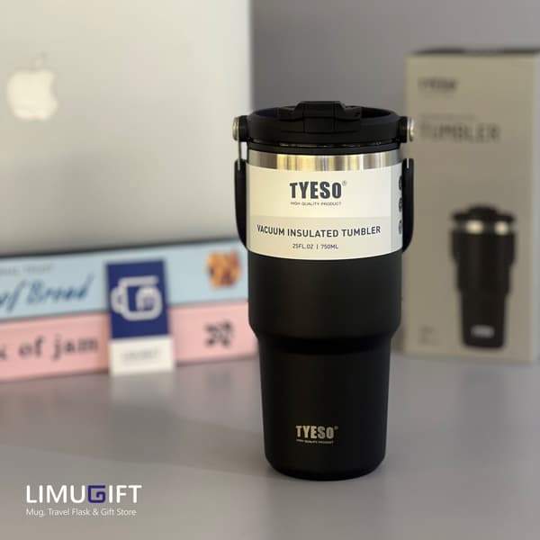 تراول ماگ تایسو دسته دار طرح پاستلی 750 میل -Tyeso کد 0368 — تصویر ۳