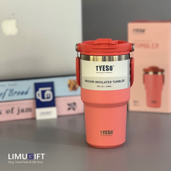 تراول ماگ دسته دار تایسو طرح پاستلی 600 میل- Tyeso کد 0367 — تصویر ۷