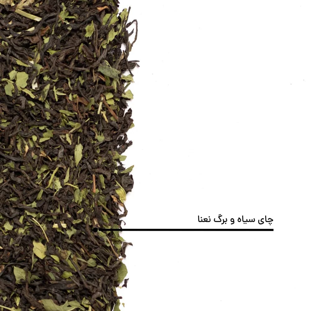 چای سیاه با برگ نعناع خشک — تصویر ۵