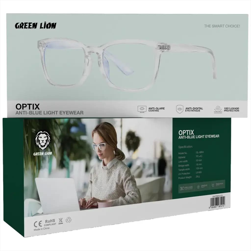 عينک محافظ چشم اوپتيكس گرين لاين Green Lion Optix Anti Blue Light Eyewear — تصویر ۱۰