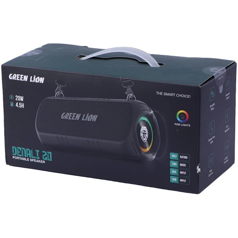 اسپیکر بلوتوثی 20 Denali گرین لاین Green Lion Denali 20 Portable Speaker — تصویر ۱۰