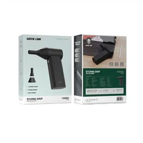 جت فن شارژی Storm Grip گرین لاین Greenlion Storm Grip Air Blower — تصویر ۶