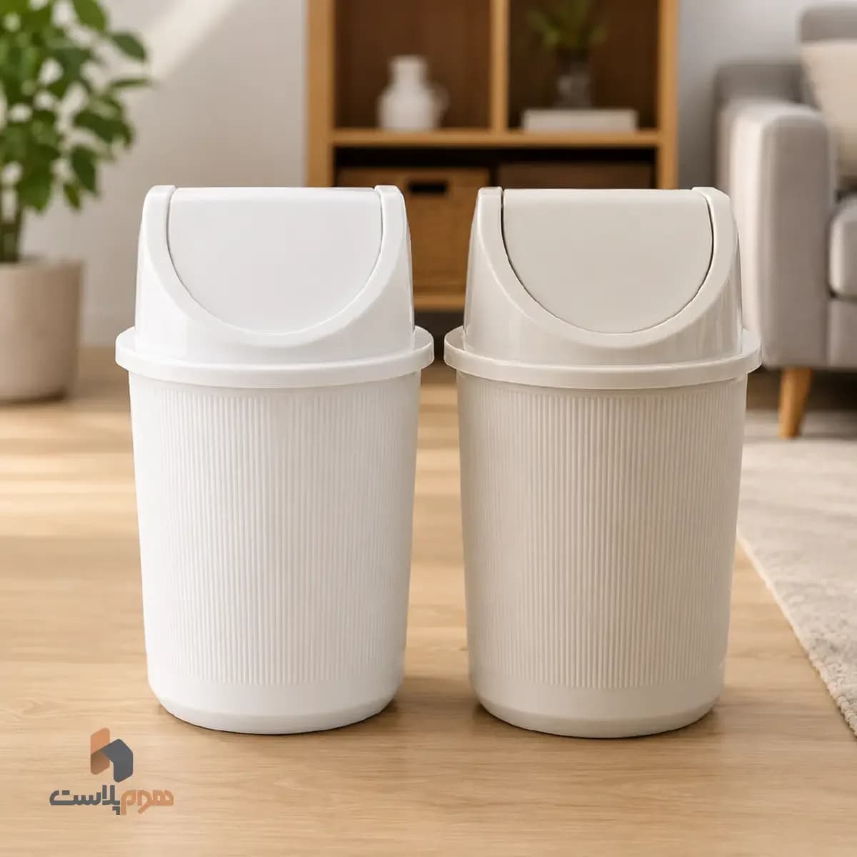 سطل بادبزنی آوان پلاستیکی