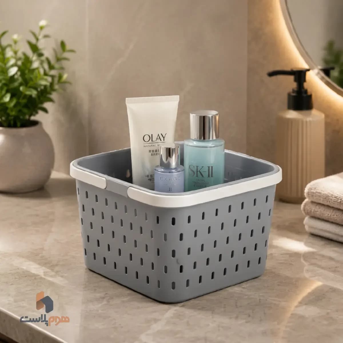 سبد خرید آراز سایز ۲ پلاستیکی — تصویر ۲