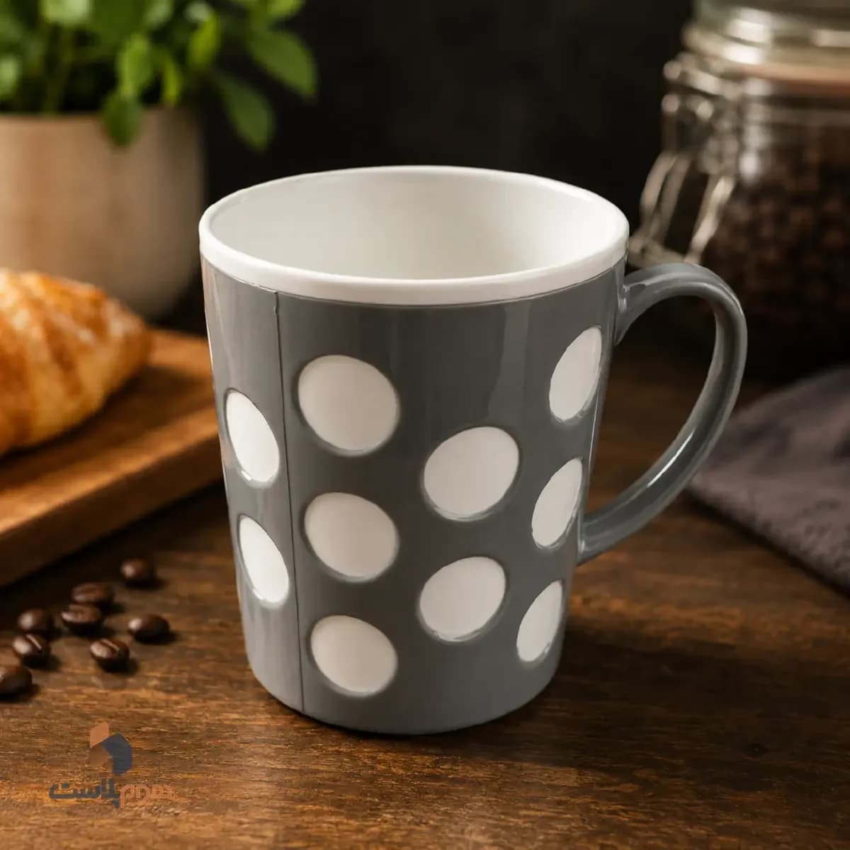 لیوان توپی دورنگ پلاستیکی