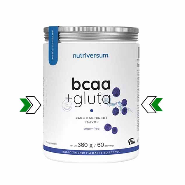 بی سی ای ای + گلوتامین ناتریورسام ۳۰۰ گرم – Nutriversum BCAA + Glutamine 300g — تصویر ۷