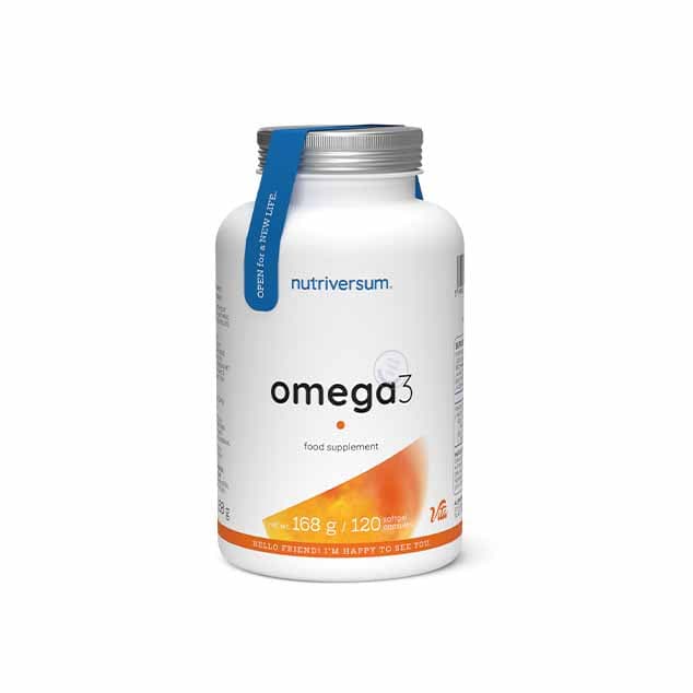 روغن ماهی امگا ۳ ناتریورسام – Nutriversum Omega3 120Softgels