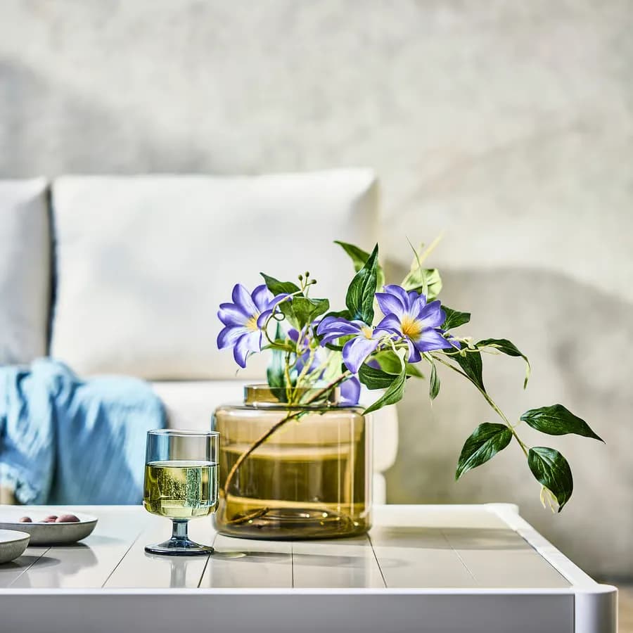 گل مصنوعی ایکیا مدل SMYCKA، نوع Clematis، آبی، ارتفاع ۹۷ سانتی‌متر — تصویر ۸
