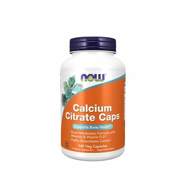 کلسیم سیترات ناو – NOW Calcium Citrate Caps 240 Veg Caps