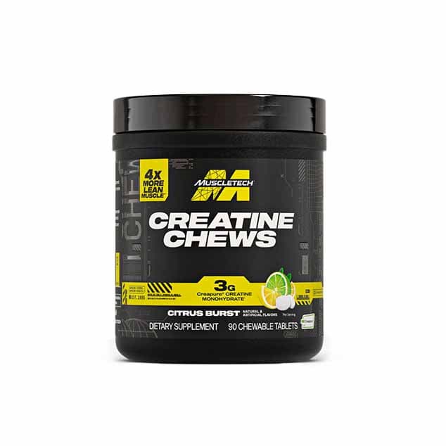 کراتین قرصی جویدنی ماسلتک – MuscleTech Creatine x4 Chews Tablet
