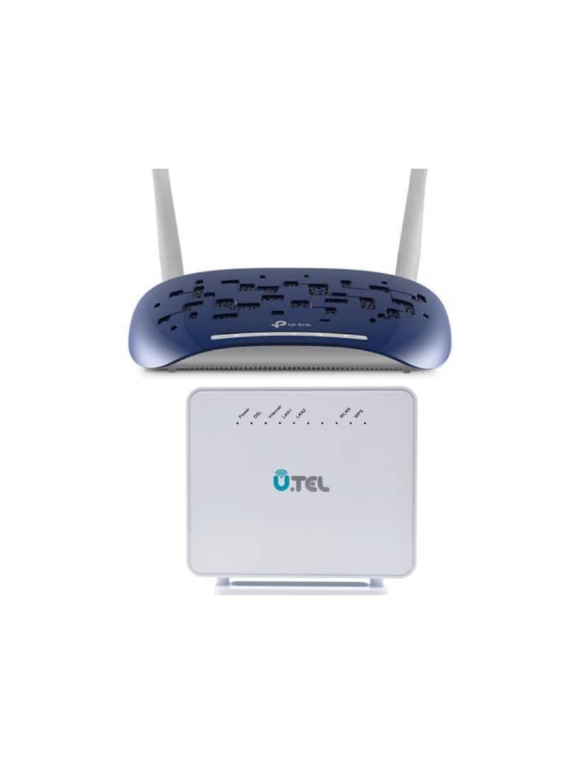 سبد همکاری مودم ADSL2+/VDSL ( مودم یوتل V301 + مودمTPLINK 9960)