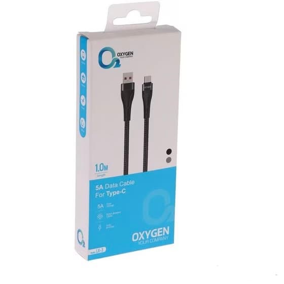 کابل شارژر USB به Type-C اکسیژن مدل LX3