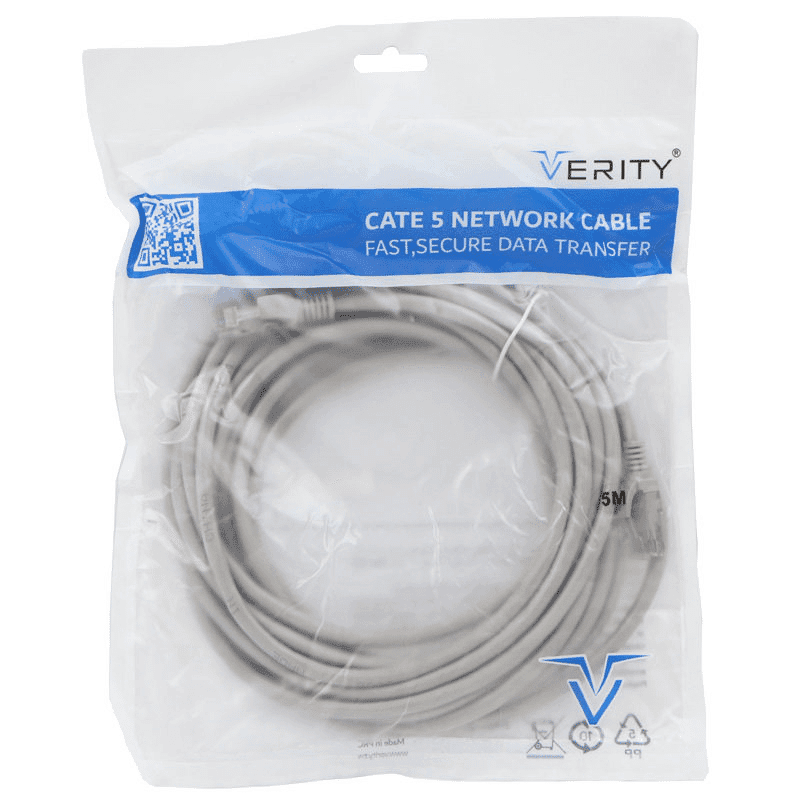 کابل شبکه 3 متری VERITY مدل CAT5