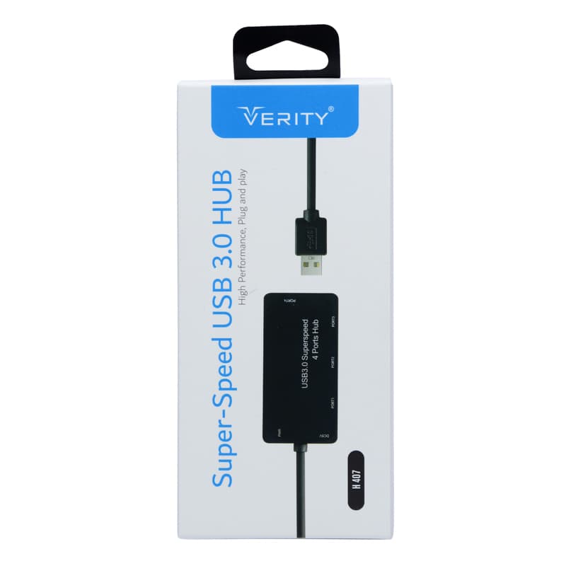 هاب چهار پورت USB 3.0 وریتی مدل H407 — تصویر ۱۱