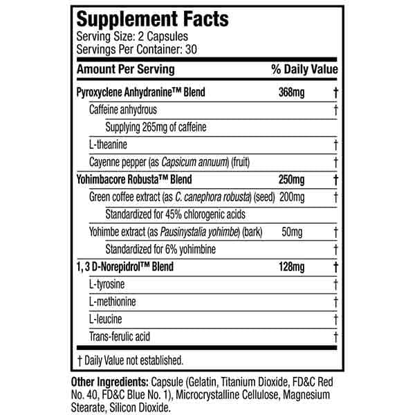 چربی سوز هیدروکسی‌کات هاردکور – Hydroxycut Weight Loss Hardcore — تصویر ۷