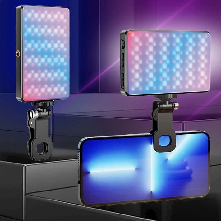 نور ثابت ال ای دی جیماری مدل فلت Jmary FM-150 RGB — تصویر ۲