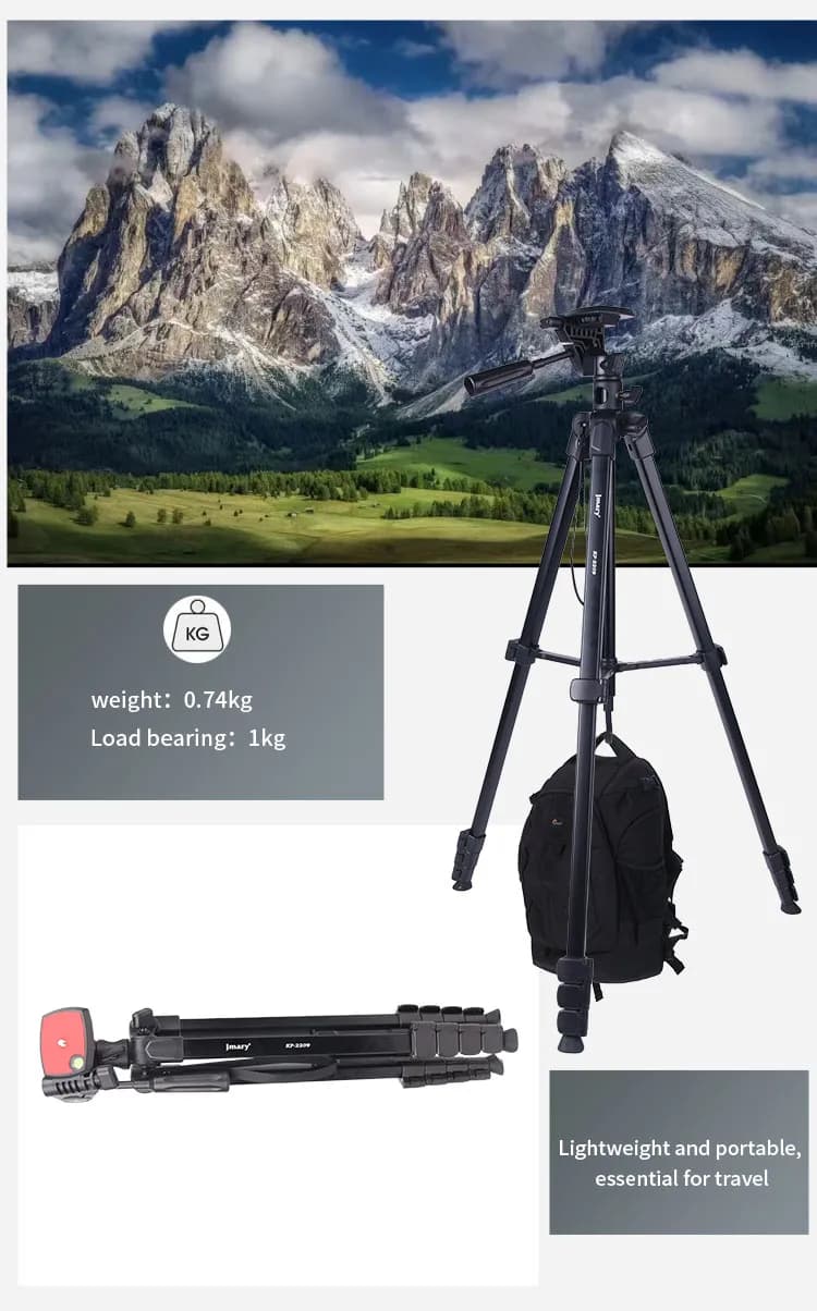 سه پایه جیماری Jmary Tripod KP-2209 — تصویر ۵
