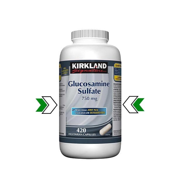 گلوکوزامین سولفات کرکلند سیگنچر – KIRKLAND Glucosamine Sulfate 420Caps — تصویر ۱۱