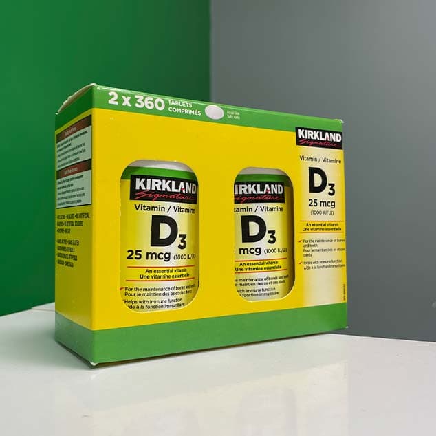 ویتامین D3 دو قلو کرکلند سیگنچر – KIRKLAND Vitamin D3 720Tab — تصویر ۱۲