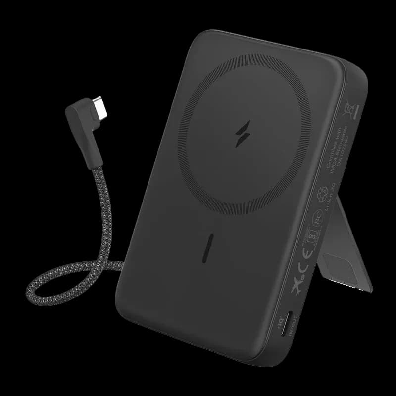 پاوربانک انکر مدل Zolo Magnetic A1685 ظرفیت 10000 میلی آمپر توان 30 وات — تصویر ۶