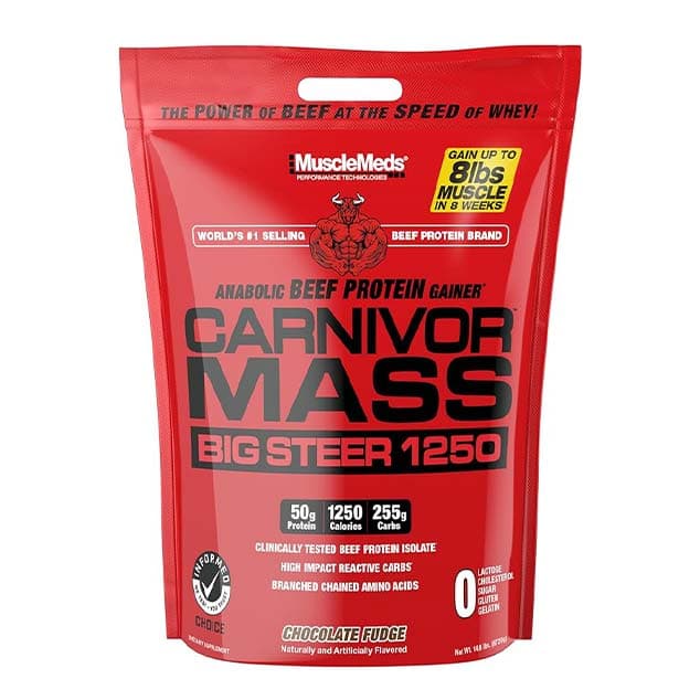 مس گینر بیف کارنیور ماسل مدز – MuscleMeds Carnivor Mass Gainer Beef Bag 6.7kg