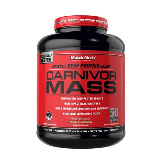 مس گینر بیف کارنیور ماسل مدز – MuscleMeds Carnivor Mass Gainer Beef 2.6kg