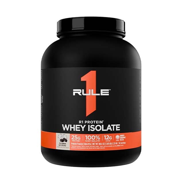 پروتئین وی ایزوله رول وان – Rule1 Isolate Whey 2.3Kg