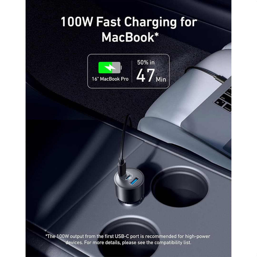 شارژر فندکی انکر Anker USB-C Car Charger 167.5W Compact 3-Port مدل A2737 — تصویر ۱۲