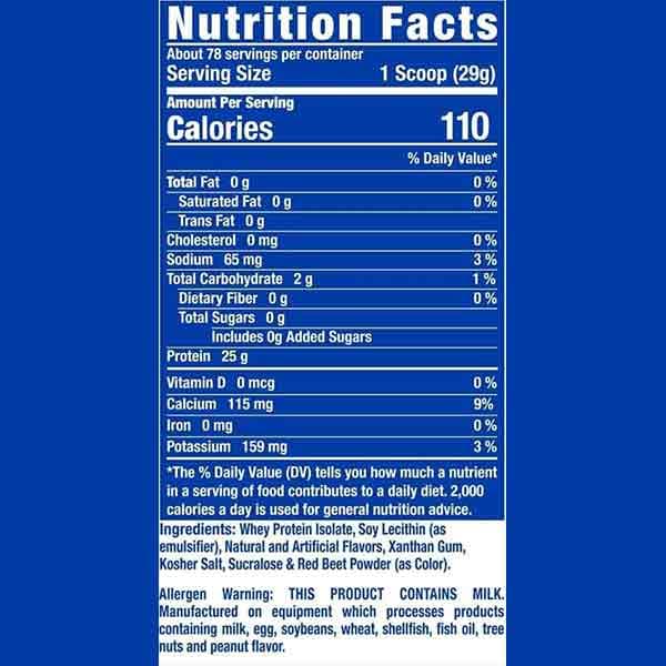 پروتئین وی ایزوله رونی کلمن – RC Whey Iso Tropic — تصویر ۹