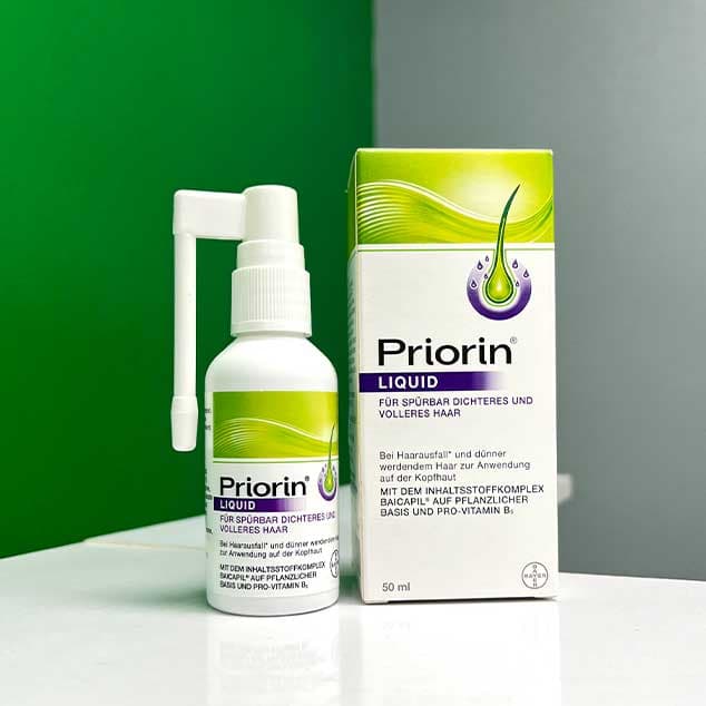 سرم ضد ریزش و رشد مو پریورین بایر – Bayer Priorin Liquid Hair Serum — تصویر ۴