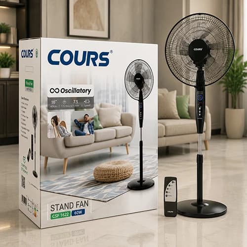 پنکه ایستاده کورس مدل CSF1622 ریموت دار — تصویر ۲