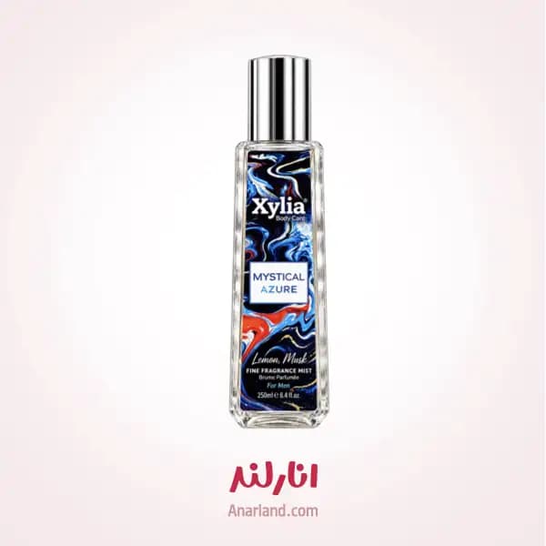 بادی اسپلش بدن و مو مردانه زیلیا (اکسیلیا) Xylia مدل Mystical Azure حجم 250 میلی لیتر