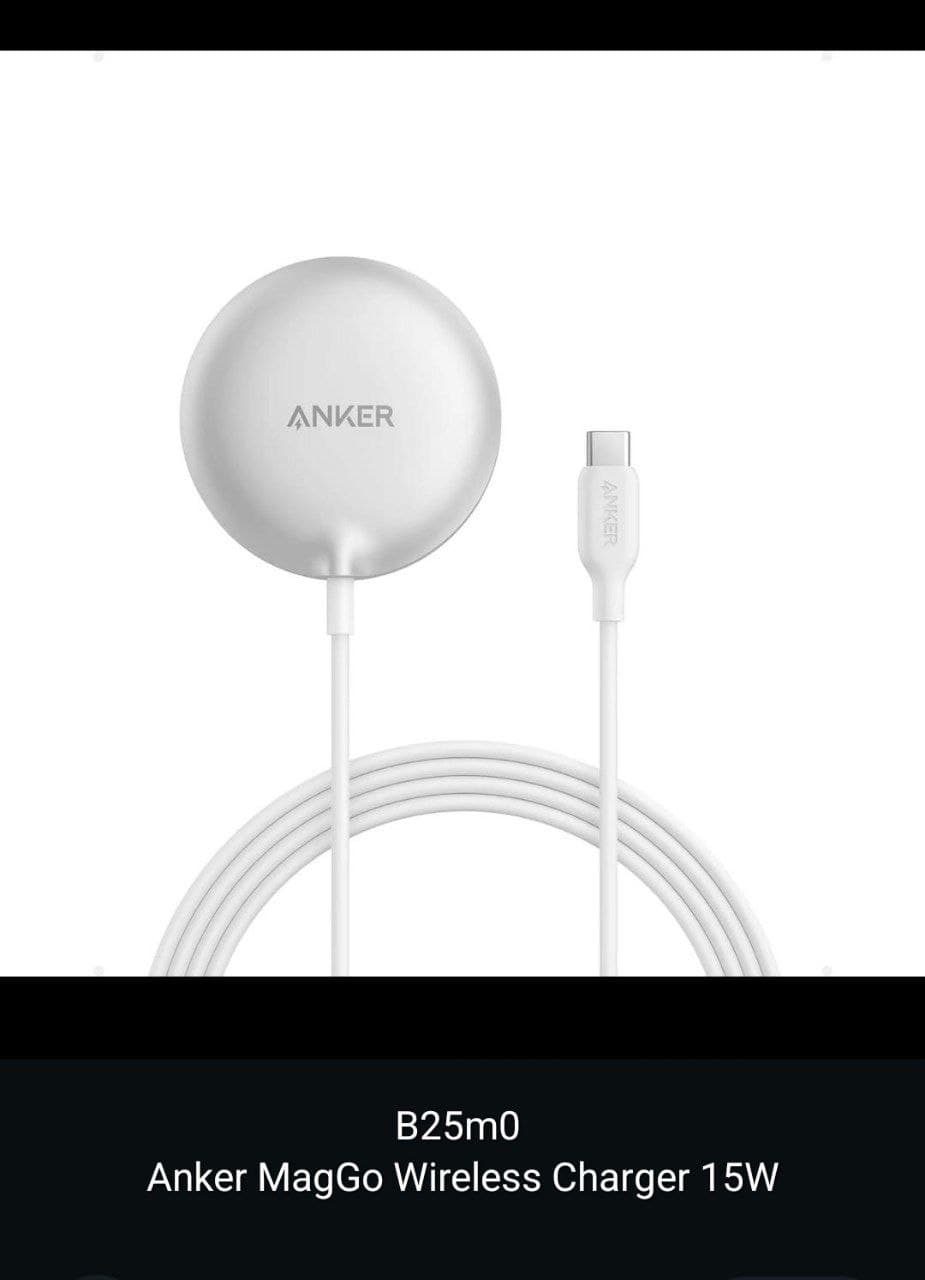 شارژر بی سیم مگ سیف انکر ULTRA-FAST WIRELESS CHARGING B25M0 Maggo