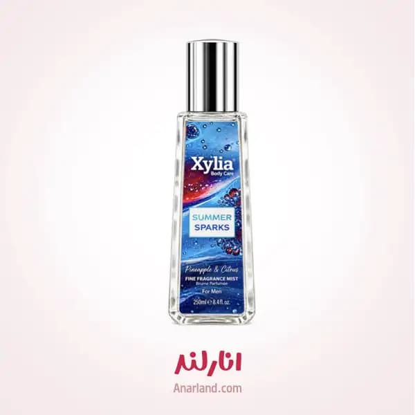 بادی اسپلش بدن و مو مردانه زیلیا (اکسیلیا) Xylia مدل Summer Sparks حجم 250 میلی لیتر — تصویر ۲