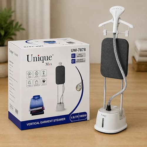 اتو بخار ایستاده یونیک مدل UM-7878 ظرفیت ۱.۸ لیتر — تصویر ۲