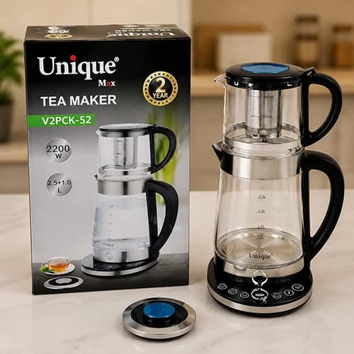 چای ساز دیجیتال یونیک مدل V2PCK-52 ظرفیت ۲.۵ لیتر