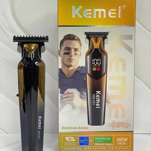 ماشین اصلاح کیمی مدل KM291 با تیغه استیل ضد زنگ و صفرزن