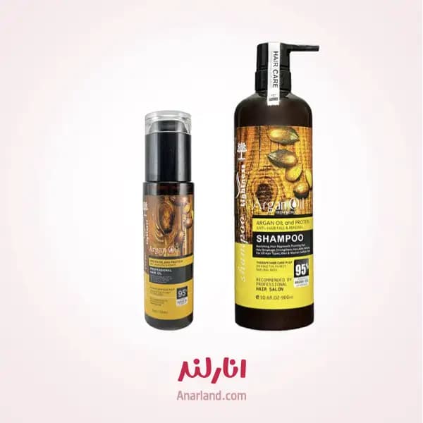 پک شامپو و روغن آرگان لایتنس — تصویر ۳