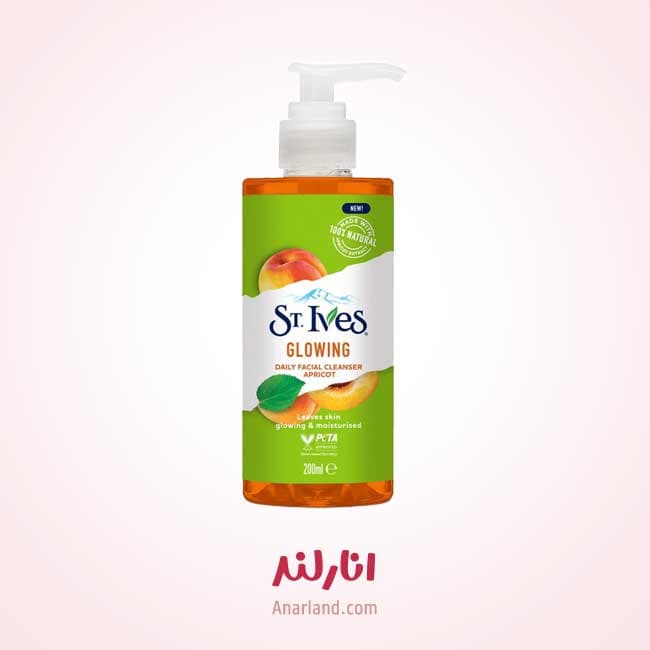 ژل شستشو صورت سنت ایوز مدل GLOWING حجم 200 میلی لیتر