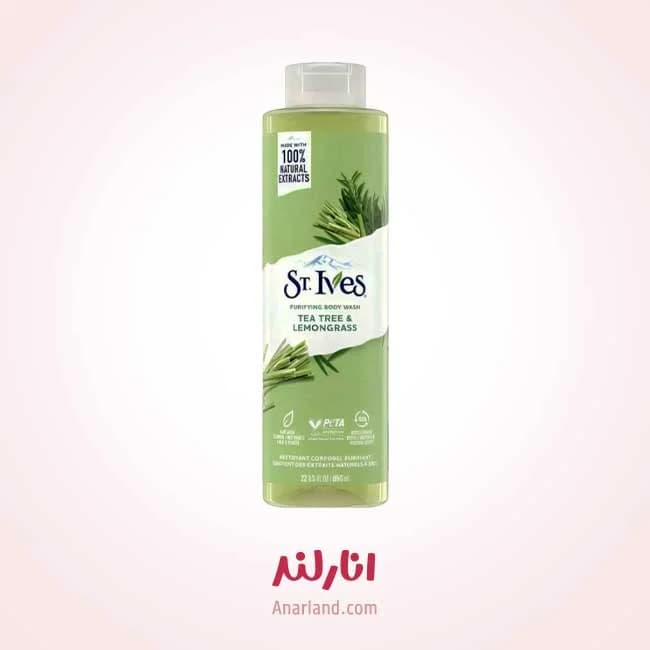 شامپو بدن سنت ایوز مدل Tea Tree And Lemon Grass حجم 650 میلی لیتر — تصویر ۴