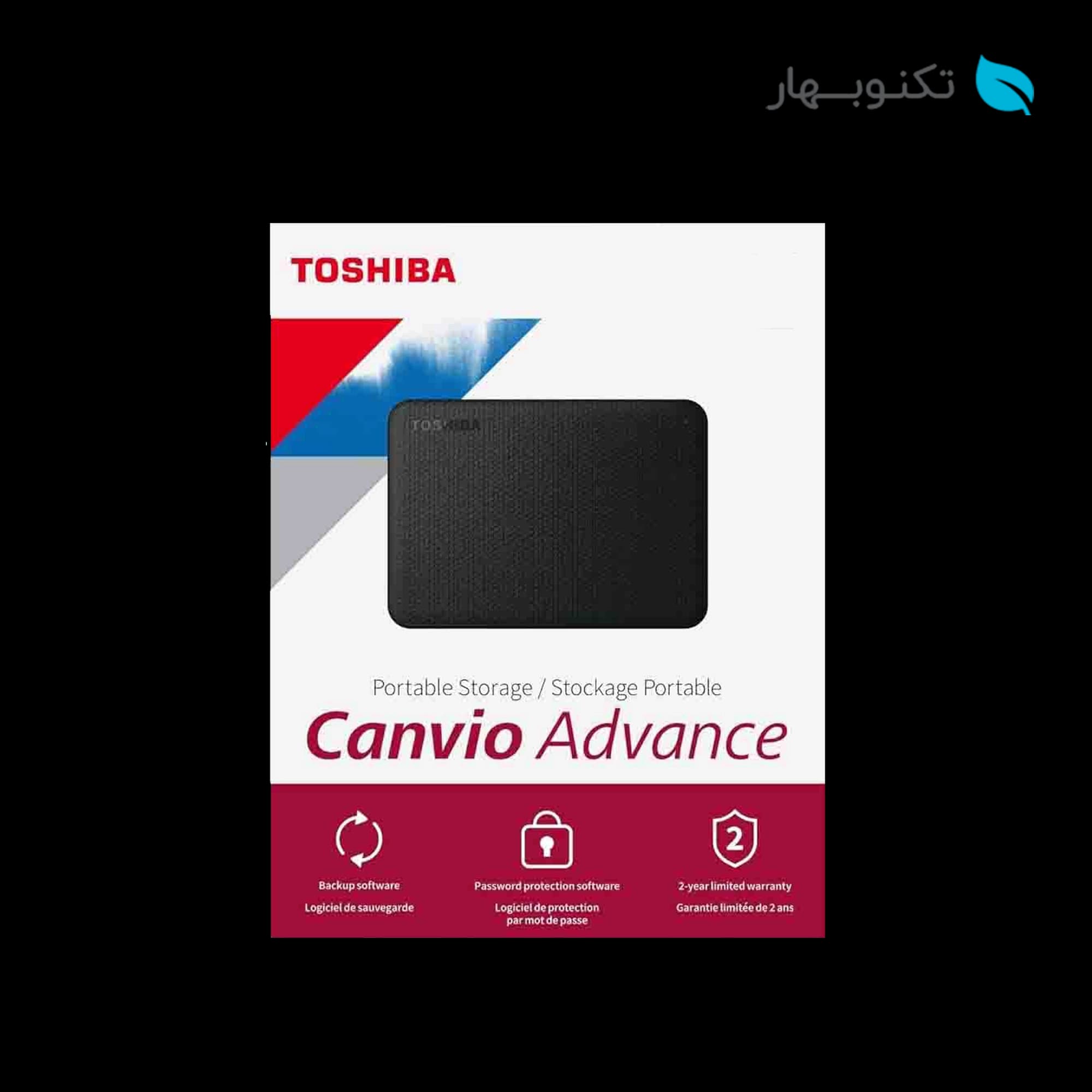 هارد اکسترنال Toshiba مدل Canvio Advance (2TB)