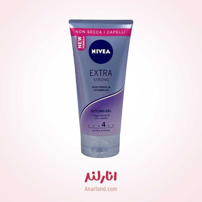 ژل حالت دهنده مو قوی نیوآ مدل EXTRA STRONG شماره 4