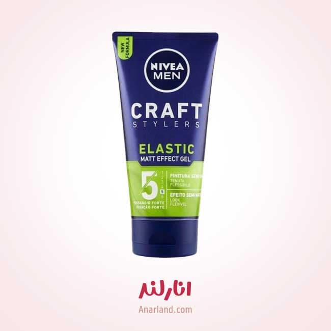 ژل حالت دهنده مو نیوآ مدل Elastic Matt Effect شماره 5