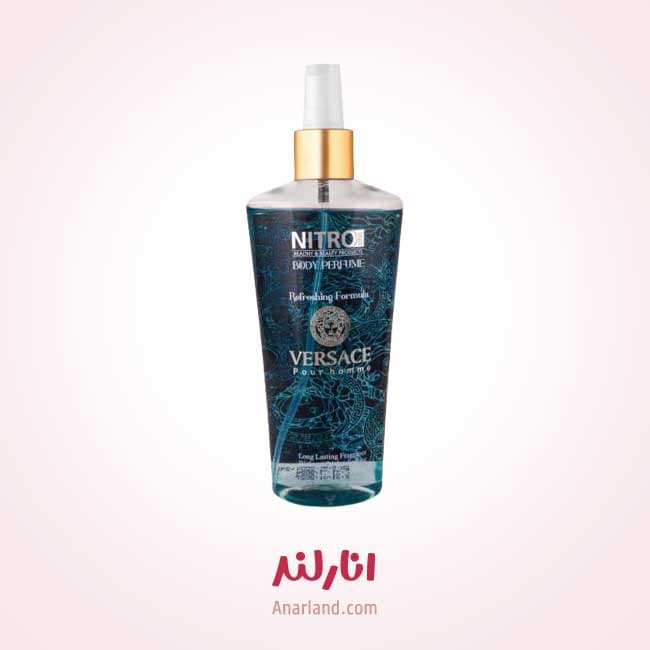 بادی اسپلش مردانه نیترو وان مدل Versace Pour Homme حجم 250 میل