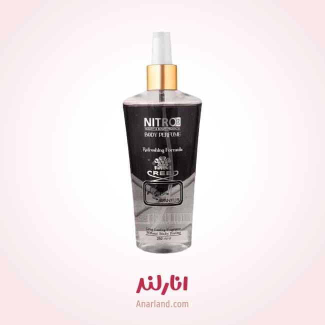 بادی اسپلش مردانه نیترو وان مدل Creed Aventus حجم 250 میل