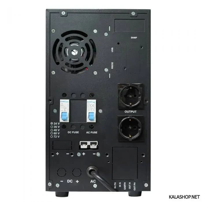 یو پی اس UPS LINE INTERACTIVE SPINER 1024 1000VA باتری خارج — تصویر ۳