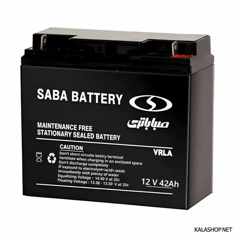 باتری یو پی اس 42 آمپر صبا – UPS BATTERY SABA 42A — تصویر ۲