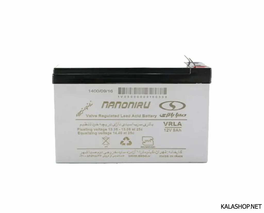باتری یو پی اس 9 آمپر صبا – UPS BATTERY SABA 9A — تصویر ۴