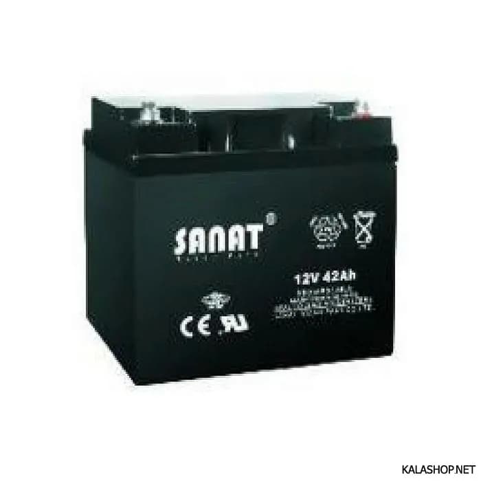 باتری یو پی اس 42 آمپر صنعت – UPS BATTERY SANAT 42A — تصویر ۲