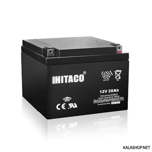 باتری یو پی اس 28 آمپر هیتاکو – UPS BATTERY HITACO 28A — تصویر ۴